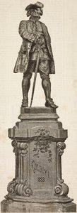 Monument till Carlo Goldoni (1707-1793) av Antonio dal Zotto, avtäckt den 20 december av Italian School