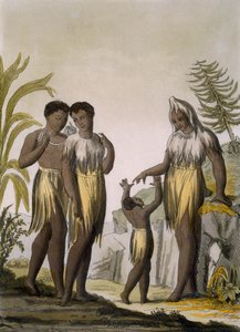 Infödda i Cazegut, Västafrika, ca 1820-30-talet av Italian School
