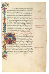 PSEUDO-ARISTOTLE, Secreta secretorum; "MARDOCHEUS IUDEUS", Epistola ad Alexandrum de cognitione veri dei; ADAM DE MONTALDO (fl. ca 1450-1495), Divinitus prolata iudicia sive premonita; Quedam alia summatim posita iudicia, Rom, ca 1490 (bläck och färg på ve av Italian School