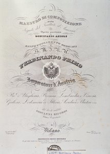 Sidan hämtad från Harmony Treaty av Bonifazio Asioli av Italian School