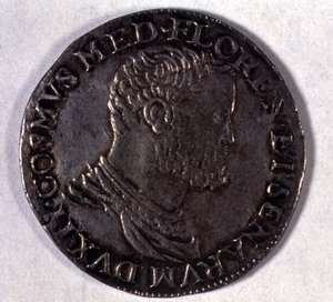 Porträttmedalj av Cosimo I de 