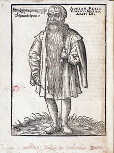 Porträtt av Adrianus Petit Coclico (1500-1562) nederländsk kompositör från renässansen. av Italian School