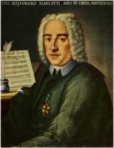 Porträtt av Alessandro Scarlatti av Italian School