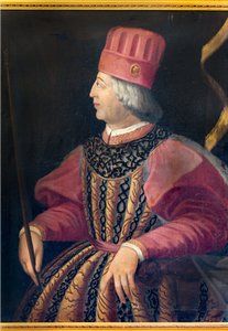 Porträtt av Borso d