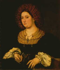 Porträtt av Costanza Bentivoglio, Florentine School
