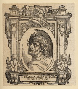 Porträtt av Franciabigio, italiensk målare från den florentinska renässansen av Italian School