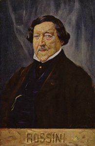 Porträtt av Gioachino Rossini av Italian School