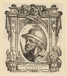 Porträtt av Giovanni Nanni, italiensk målare och arkitekt född i Udine av Italian School