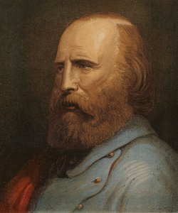 Porträtt av Giuseppe Garibaldi