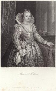 Porträtt av Marie de Medici av Italian School