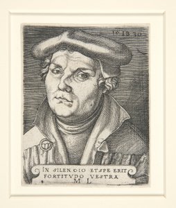 Porträtt av Martin Luther av Italian School