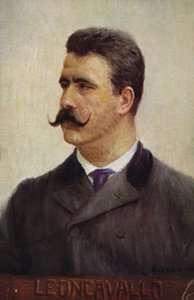 Porträtt av Ruggero Leoncavallo av Italian School