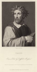Porträtt av Torquato Tasso av Italian School