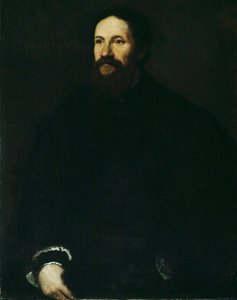 Porträtt av en gentleman av Italian School