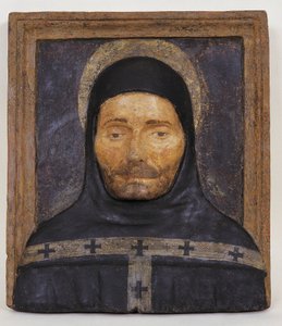 Porträtt av dominikanen Antonino Pierozzi känd för att vara Sankt Antonin, Florens beskyddare (1389-1459) av Italian School