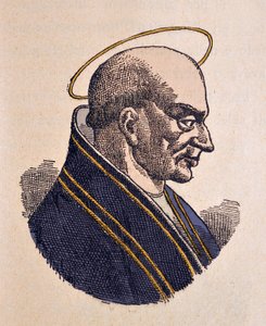 Porträtt av påven Adeodat eller Dieudonne Ier (615-618) av Italian School