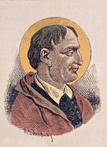 Porträtt av påven Corneille (Cornelius eller Cornelio) (251-253) av Italian School
