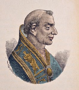 Porträtt av påven Donus (Dono eller Domno) (676-678) av Italian School