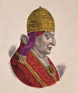 Porträtt av påven Innocentius III av Italian School