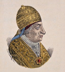 Porträtt av påven Innocentius VII av Italian School
