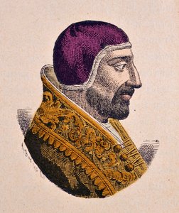 Porträtt av påven Innocentius VI (Innocenzo, Innocentius) (1352-1362) av Italian School