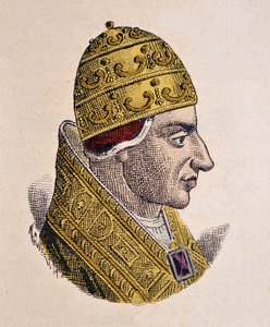 Porträtt av påven Johannes XVII (Giovanni, Ioannes) (1003) av Italian School