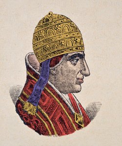 Porträtt av påven Johannes XXII (Giovanni, Ioannes) (1316-1334) av Italian School