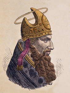 Porträtt av påven Marc (Mark eller Marcus eller Marco) (335-336) av Italian School
