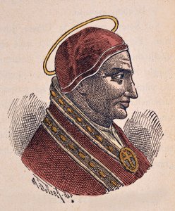 Porträtt av påven Soter (ca 166-175) av Italian School