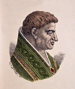 Porträtt av påven Victor II (Vittore) (1086-1087) av Italian School