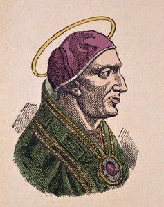Porträtt av påven Zosimus Ier (Zosimus, Zosimus) (417-418) av Italian School