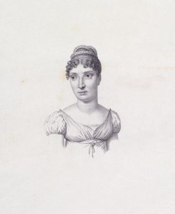 Prinsessan Elisa Baciocchi (gravyr) av Italian School
