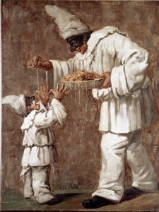 Pulcinella (polichinelle) karaktär av commedia dell