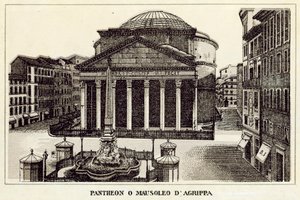 Rom: Pantheon eller Mausoleo D
