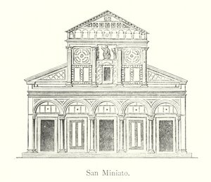 San Miniato (gravyr) av Italian School
