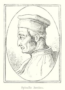 Spinello Aretino (gravyr) av Italian School