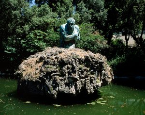 Staty av Apenninerna, trädgården av Villa di Castello