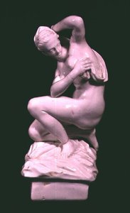 Statyett, efter en brons av Giambologna (1529-1608) Vinovo fabrik, sent 1700-tal (porslin) av Italian School
