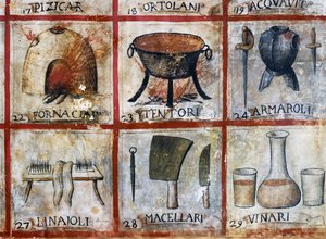 Symboler för Orvieto-konst av Italian School