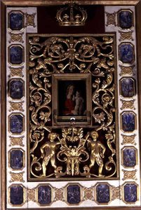 The Madonna of Thanks (foto) av Italian School