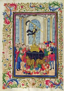 The Triumphs: The Triumph of Death (akvarell på papper) av Italian School