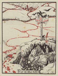 The Ways Of Death (färglitografi) av Italian School