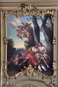 Venus och Adonis av Italian School