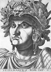 Vespasianus (9-79 e.Kr.), 1596 av Italian School