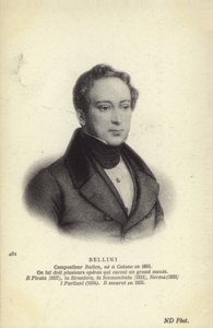 Vincenzo Bellini, italiensk operakompositör (1801-1835) av Italian School