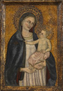 Jungfru och barn, förfalskning av ett verk från ca 1450, ca 1900-20 av Italian School