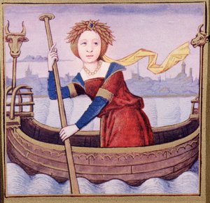 Isis, illustration från The Lost Women av Giovanni Boccaccio