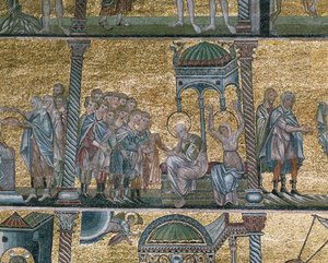 Josef i Egypten (mosaik) av Italian school