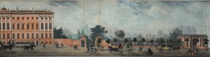 Anichkovpalatset. Från panoraman av Nevsky Prospekt, 1830