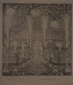 Belysning nära Konsthögskolan natten till nyårsafton 1748 av Ivan Alexeyevich Sokolov